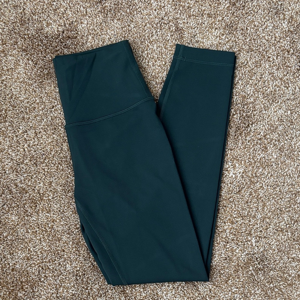 25 in. Wunder Train Leggings Rainforest Grn